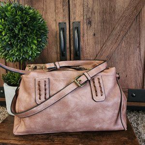 BLUSH - NO HANDLES SATCHEL CROSSBODY